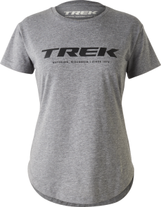 Trek Shirt Trek Origin Logo Tee Women L Grey